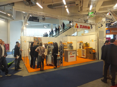 Messestand von Zummo und AS-Saft auf der Internorga